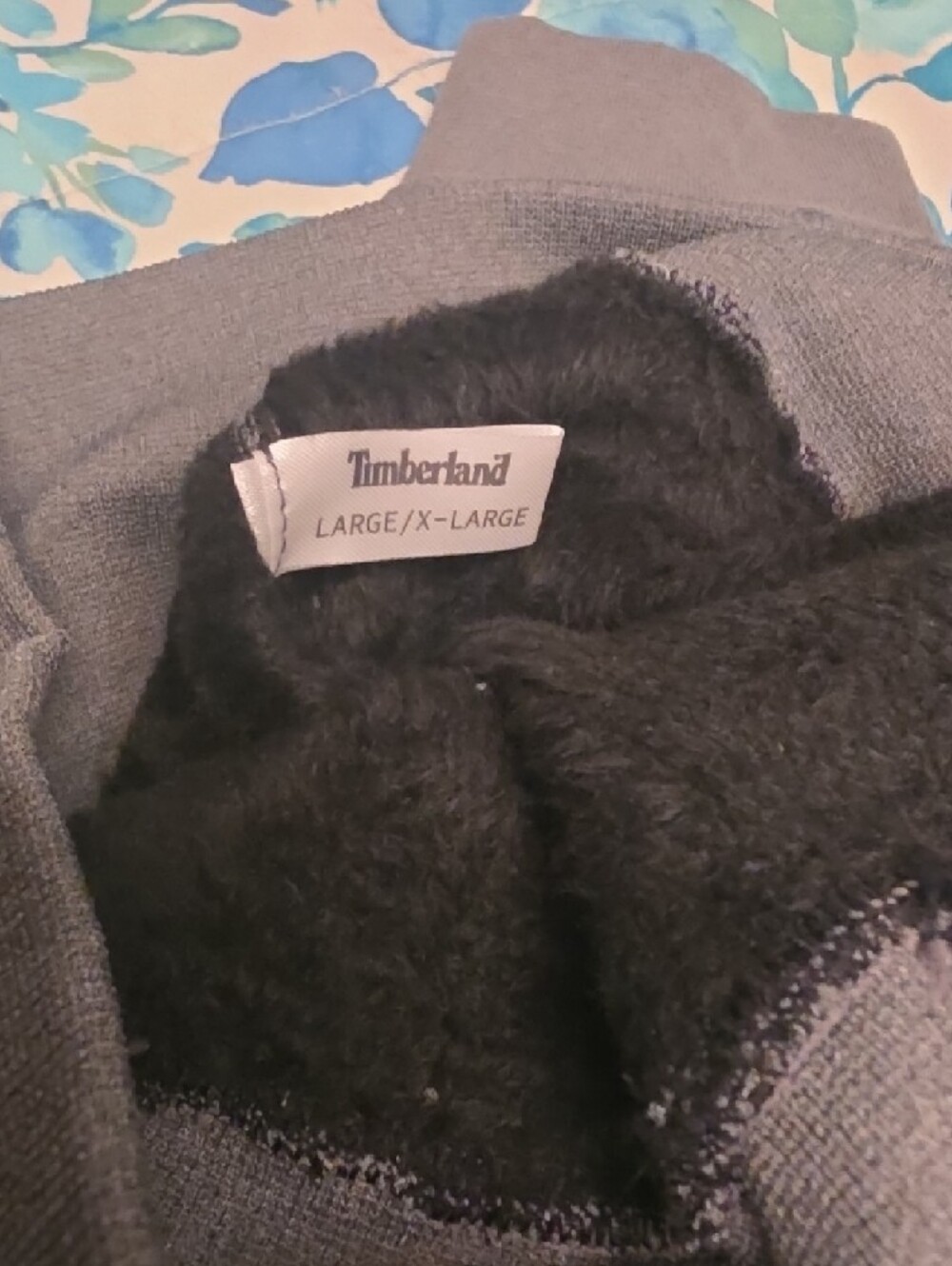 Timberland Gray and Black Sherpa-Lined Leggings - Picture 2 of 3